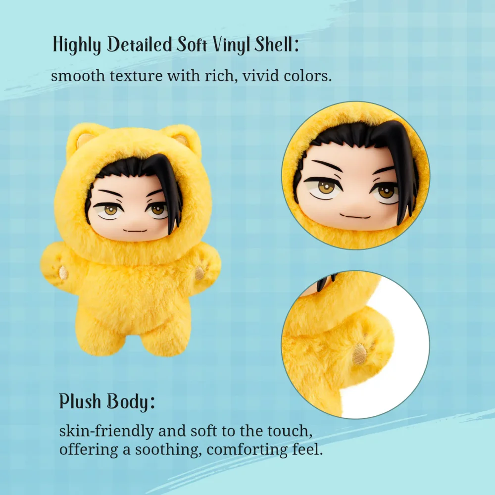 Jujutsu Kaisen Cat Ear Plush Blind Box - 1 Display (6 Unidades)